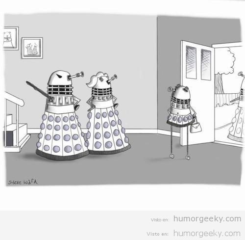 Padres Dalek muy estrictos