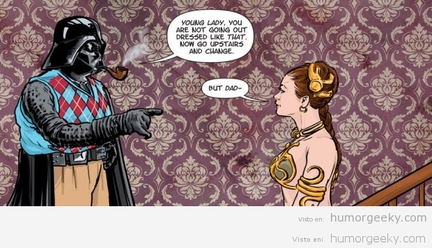 Darth Vader es un padre muy severo