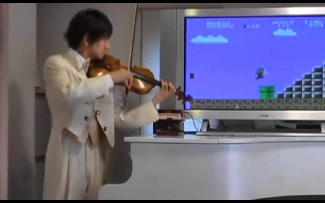 Música y efectos de Super Mario Bros tocados a violín