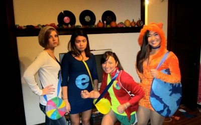 Chicas con cosplay de Navegadores