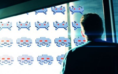 Space Invaders en la vida real atacan la tierra!
