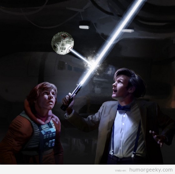 Si el Dr Who estuviera en Star Wars