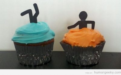 Y para merendar, cupcakes de Portal
