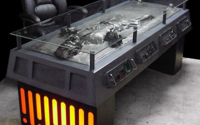 Para que tengas muy cerca a Han Solo en carbonita