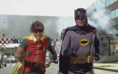 Corred, Batman y Robin!