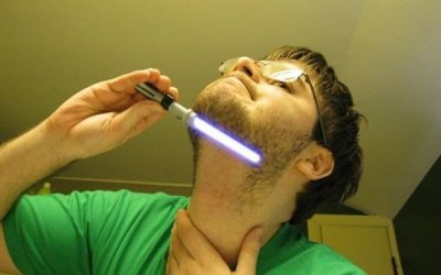 Máquina de afeitar geek