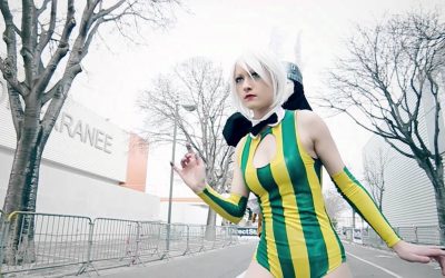 Cosplays femeninos en la Japan Expo sud en Marsella, Francia
