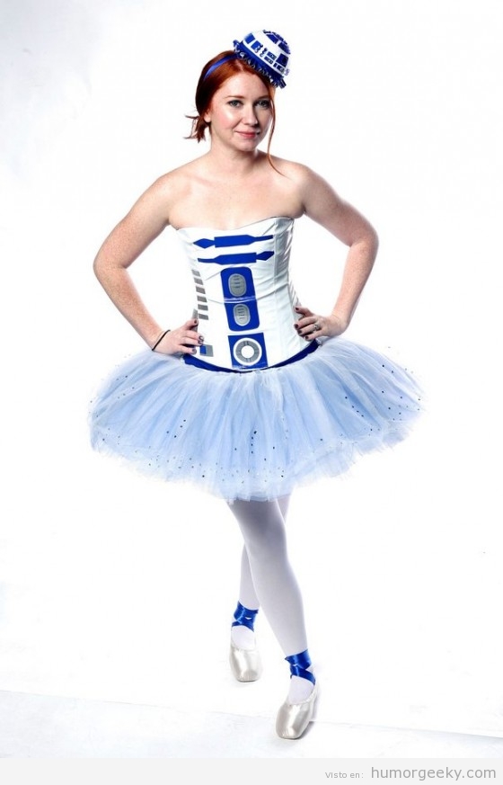 Traje de bailarina R2-D2