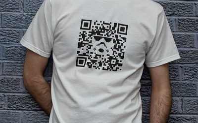 Camiseta QR de las galaxias