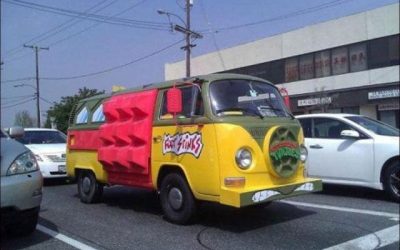 La furgoneta de las TNMT existe