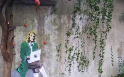 Aquí le cayó la manzana a Newton