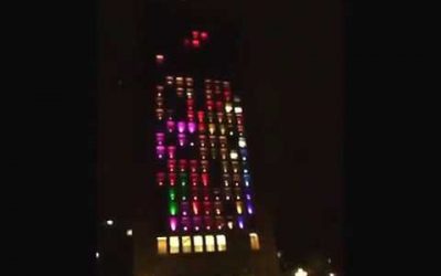 Así sí que mola jugar al Tetris