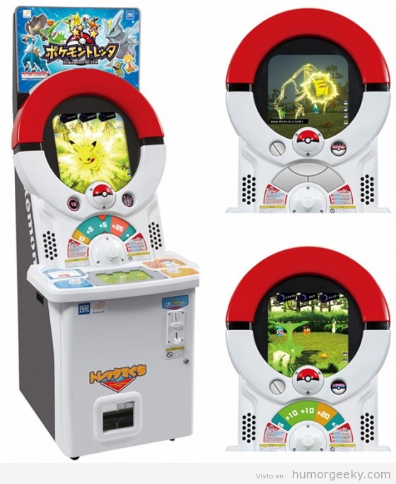 Máquina recreativa sobre Pokémon