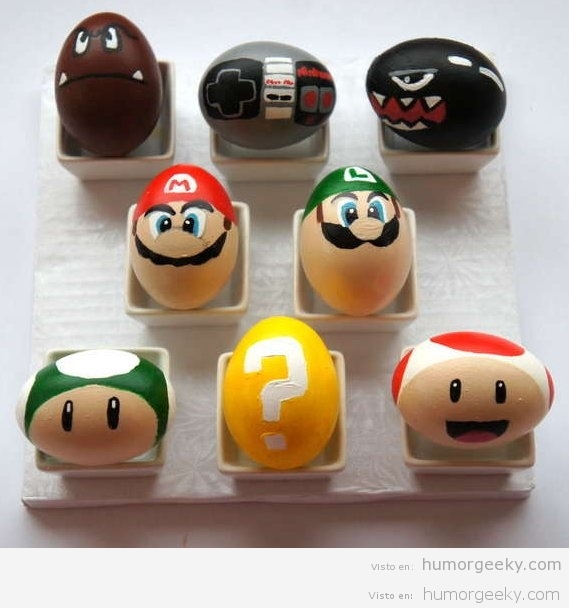 Huevos de pascua Mario Bros