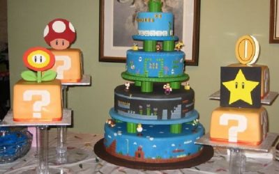 Tarta de cumpleaños geek