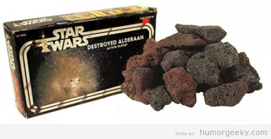 Rocas de Alderaan destruido