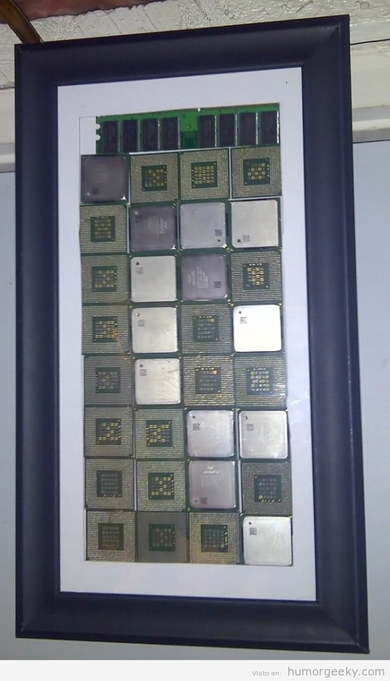 Cuadro de microprocesadores