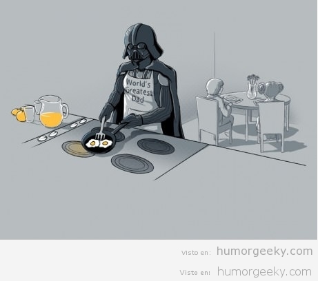 Darth Vader es un buen padre