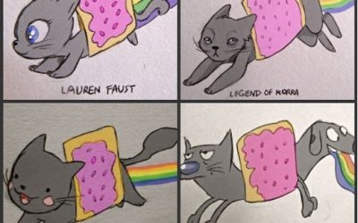 NyanCat dibujado de diversas formas