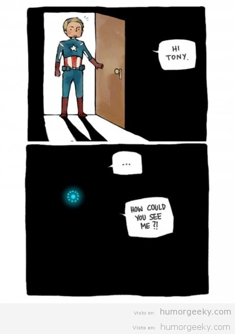 Ironman no sabe jugar al escondite