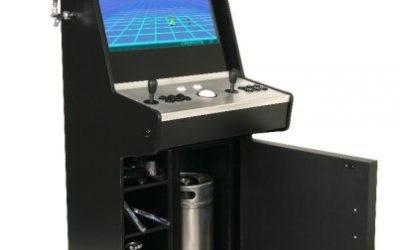 Máquina recreativa con grifo de cerveza