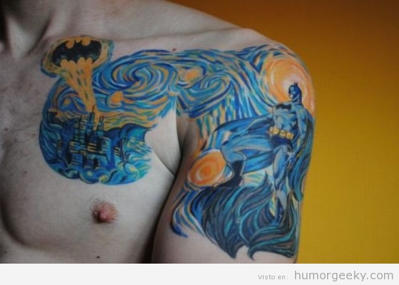 Tatuajee friki de Batman