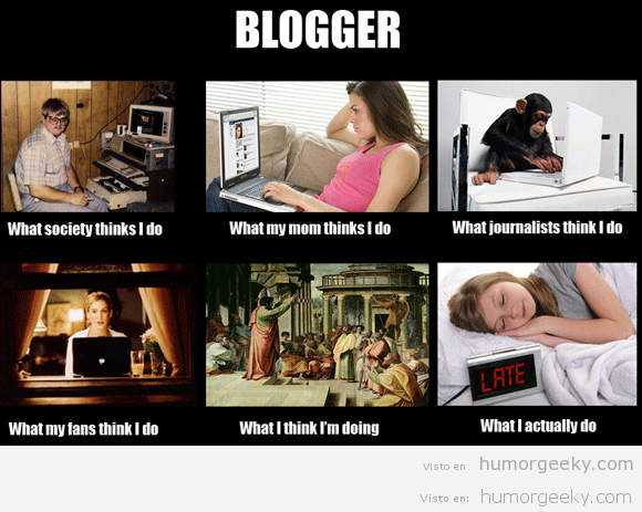 Qué hacemos los bloggers?