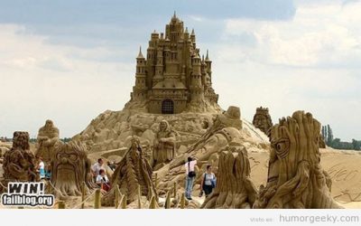 Escultura de arena