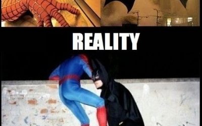 Disfraces de superhéroes: expectativas vs realidad