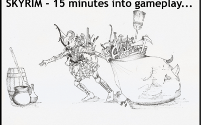 Tras 15 minutos en Skyrim…
