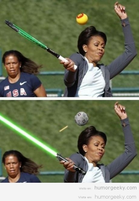 Michelle Obama geek