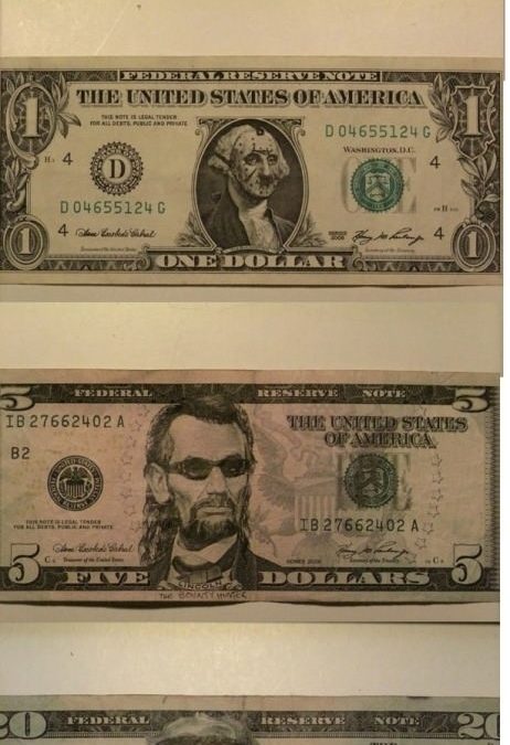 Nuevos billetes de dólar