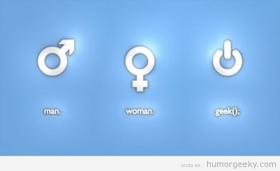 Nuevos símbolos para identificar a hombres, mujeres y geeks