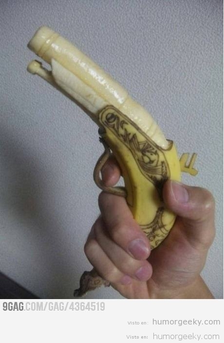 No me obligues a usar el plátano!