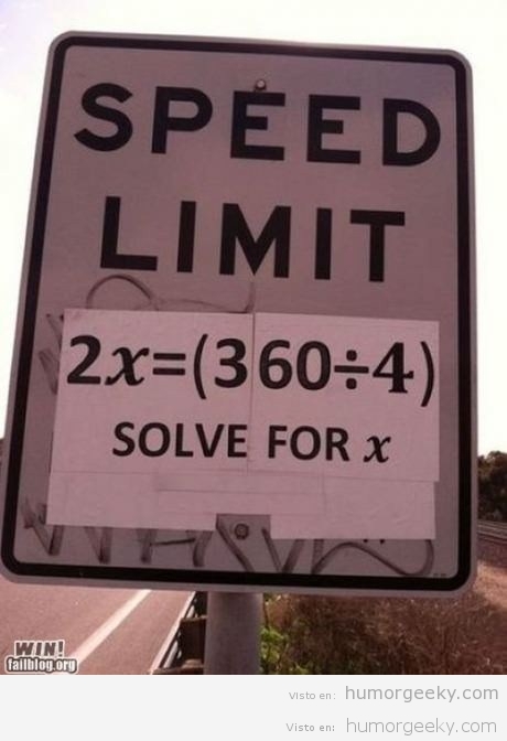 Calcula el límite de velocidad