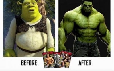 Shrek + pesas