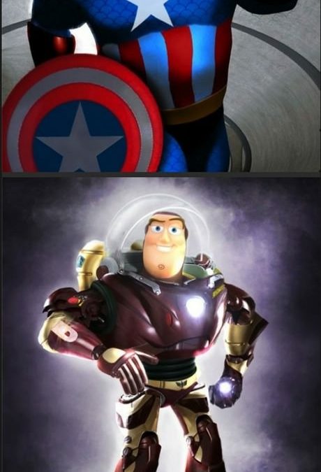 Superhéroes a lo Disney