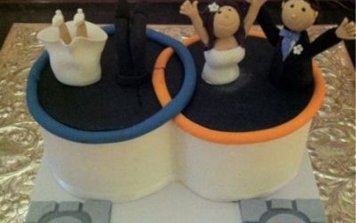 Tarta de boda Portal
