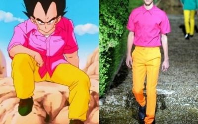 Vegeta marcando estilo
