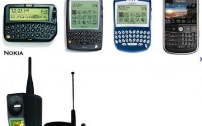 La evolución del diseño de los móviles