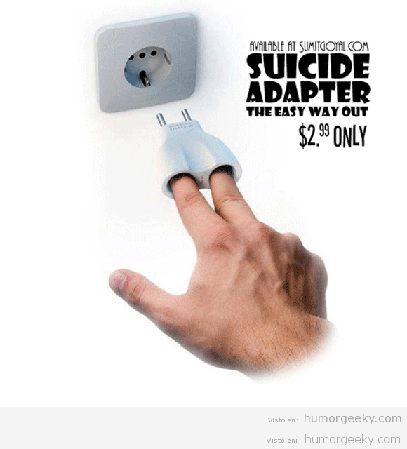 Adaptador de enchufe para suicidas