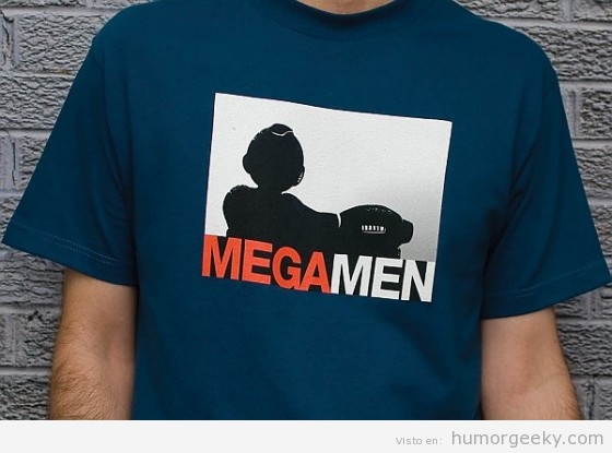 Megamen camiseta