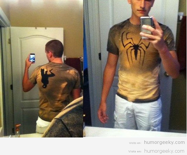 Una camiseta de Spiderman