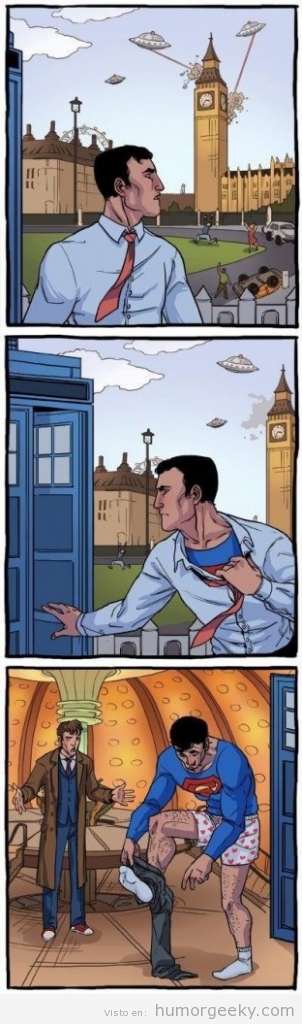 Crossover entre Dr. Who y Superman