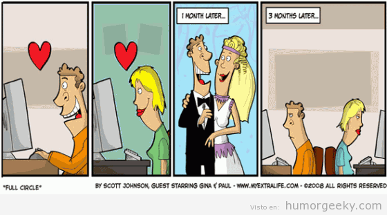 Los peligros de conocer a tu pareja por internet