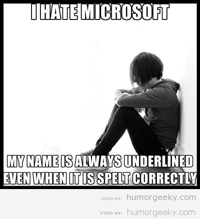 Cómo odio a Microsoft