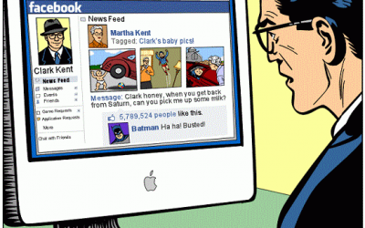 El perfil de Facebook de Clark Kent