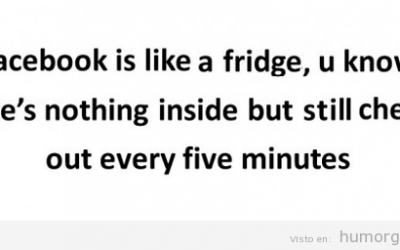 Facebook es como la nevera