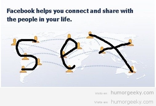 Facebook es muy útil para estar en conexión con la gente