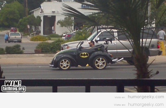 Batman tiene problemas para aparcar